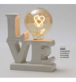 Lampada led LOVE BIANCA +...