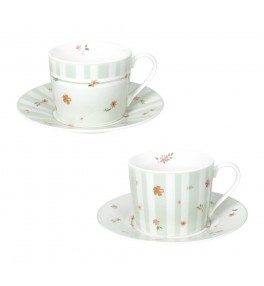 TAZZA THE POLLINE VERDE SET...