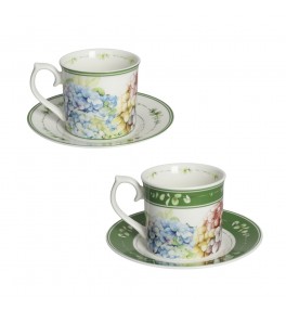 TAZZA FLORA SET 2 PZ NEW...