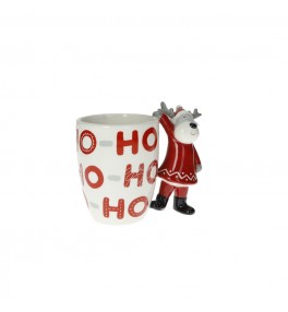 MUG HO-HO-HO RENNA ROSSA...